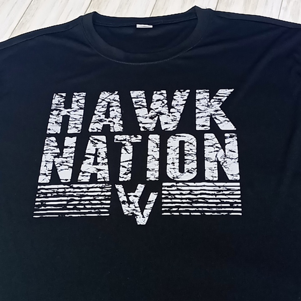 Hawk Nation SportTek Performance Tshirt Men's XL